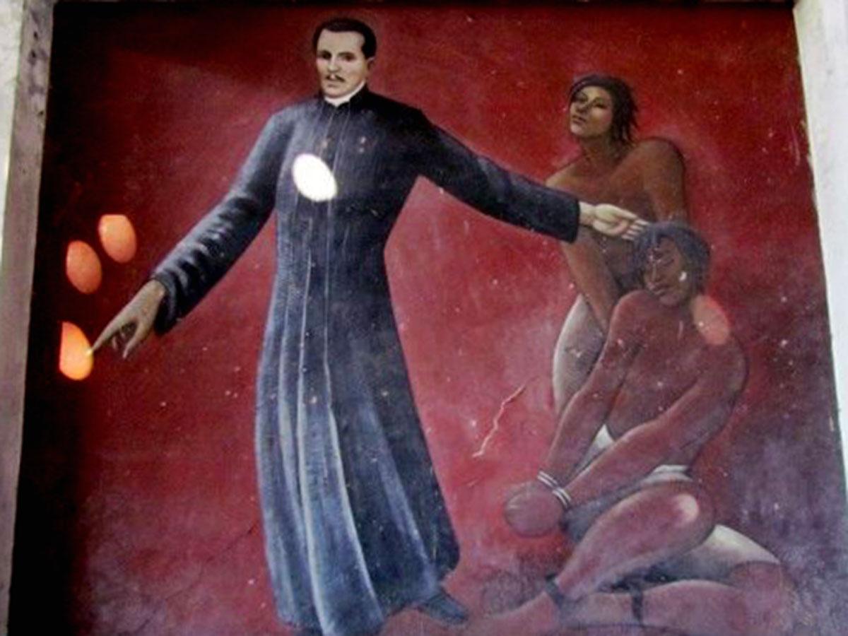 La abolición de la esclavitud  es considerado por historiadores de arte como una pieza única que retrata un momento inédito de la historia salvadoreña.