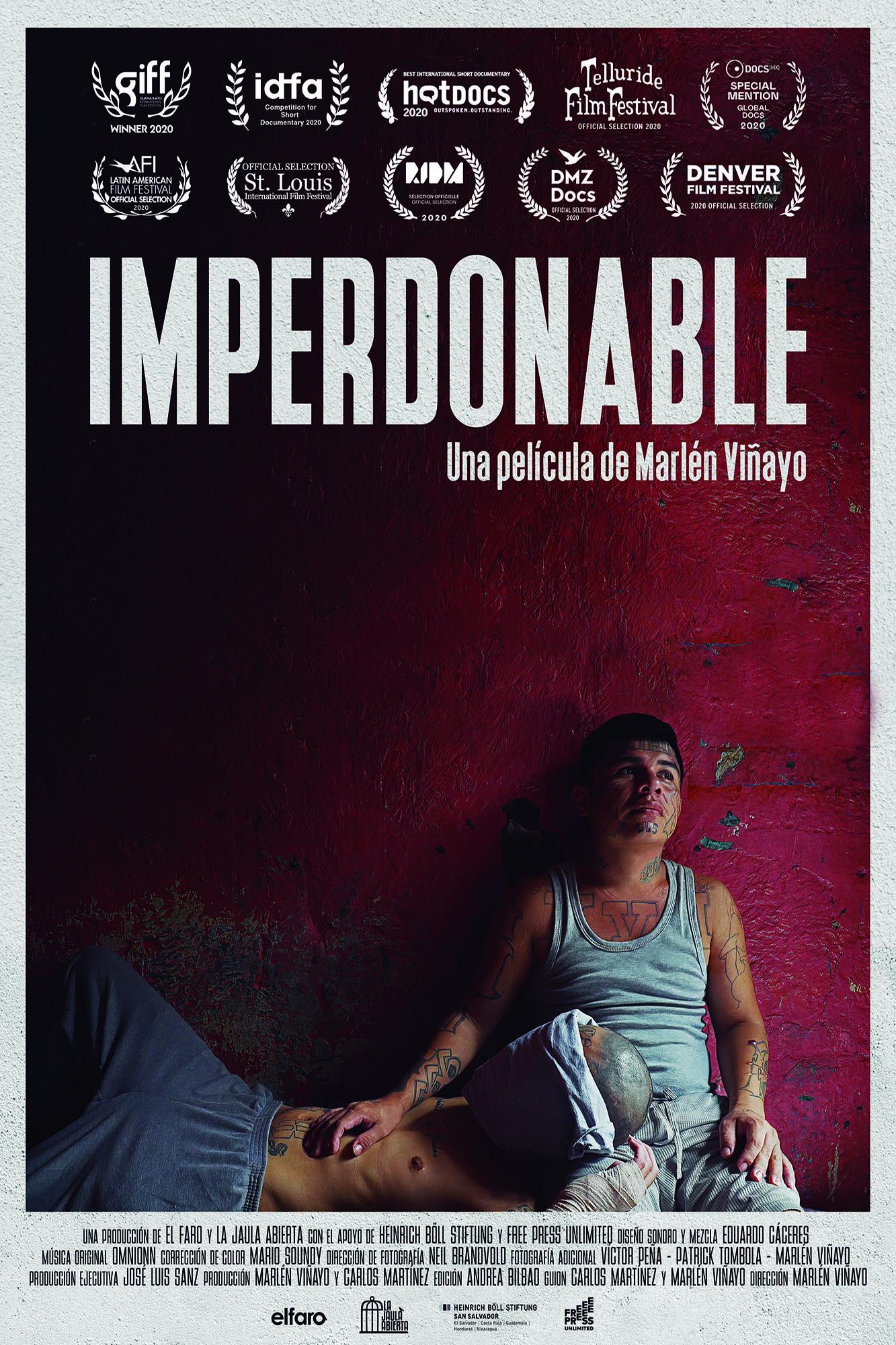 Poster del documental Imperdonable. 