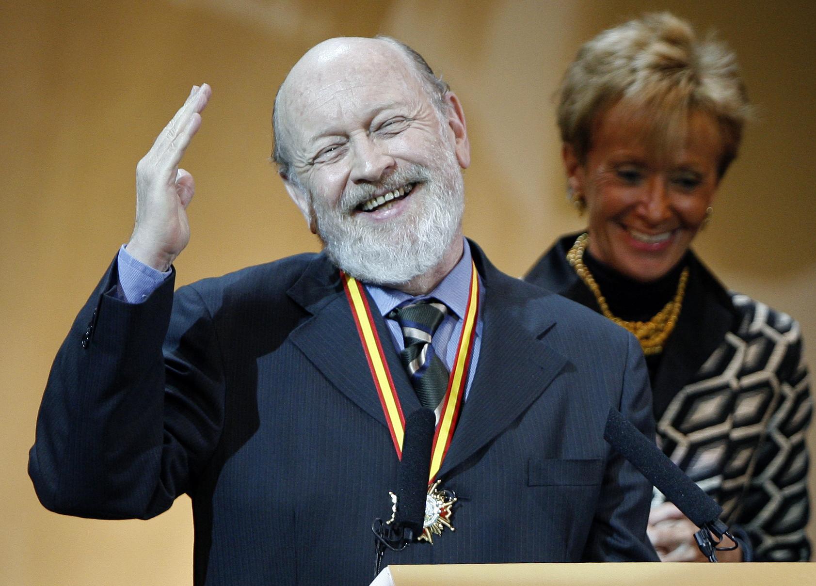 Marcos Mundstock en 2007, cuando el grupo recibió un galardón otorgado por España. Foto de Juan Mabromata / AFP