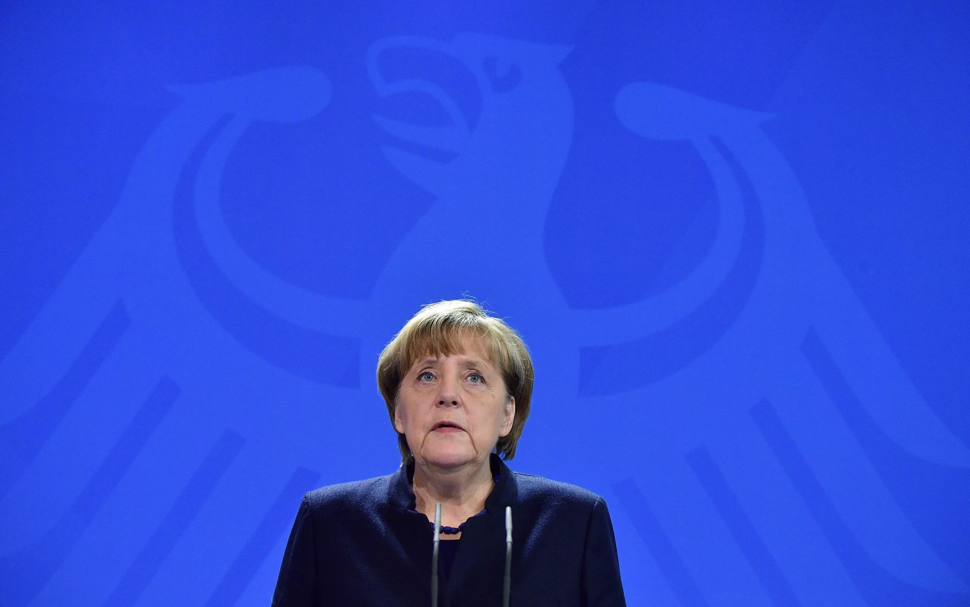 Ángela Merkel, canciller de Alemania. Foto John MacDougall (AFP).