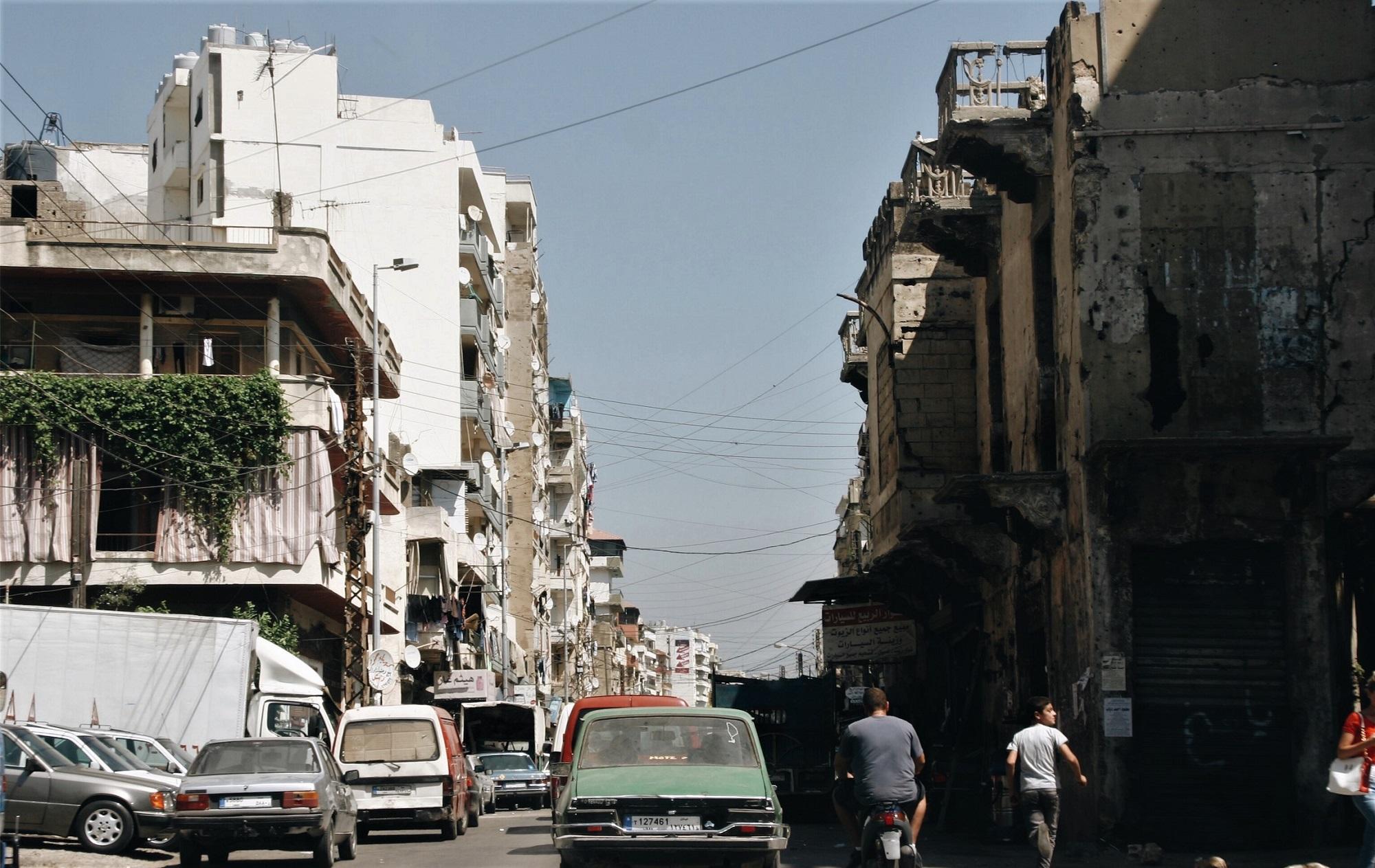 Una de las entradas a Trípoli, la ciudad más importante del norte del Líbano. Foto Vanessa Londoño.