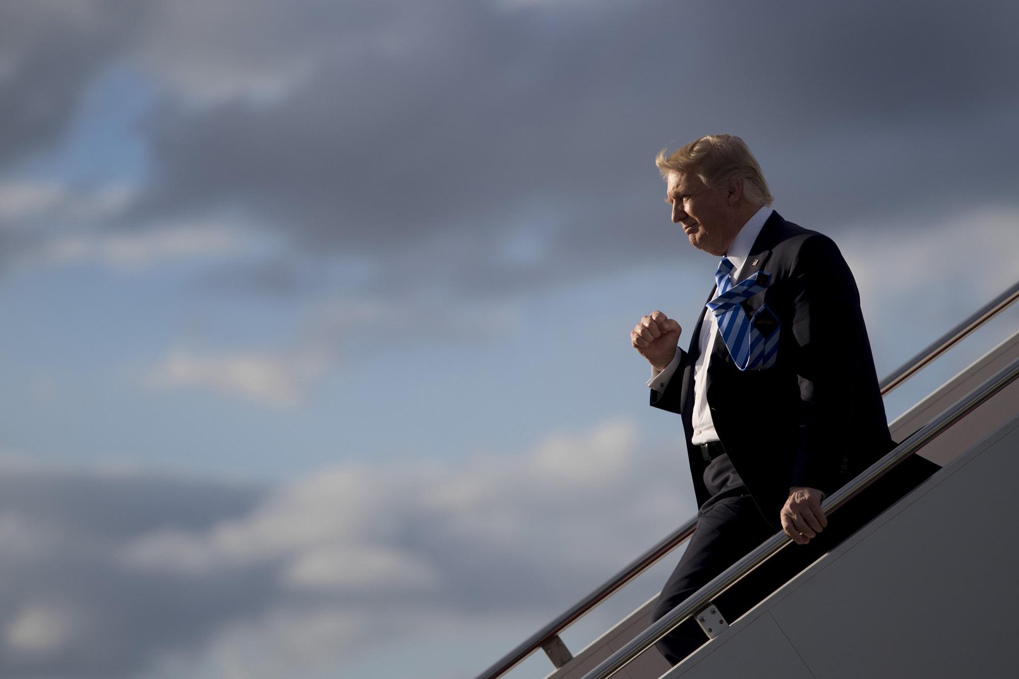 Donald Trump, presidente de Estados Unidos. Foto archivo El Faro.
