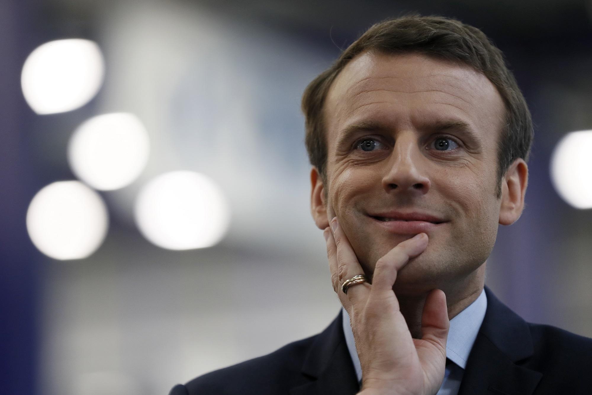 Emmanuel Macron, presidente electo de Francia. Foto Thomas Samson (AFP).