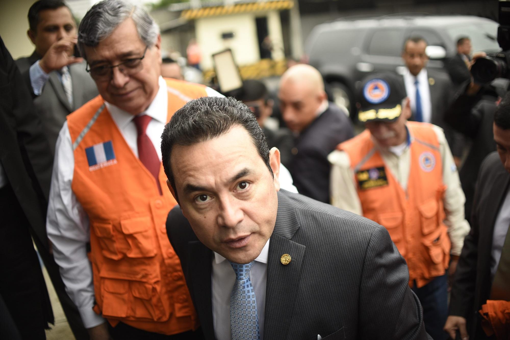 Jimmy Morales, presidente de Guatemala. Foto Johan Ordóñez (AFP).