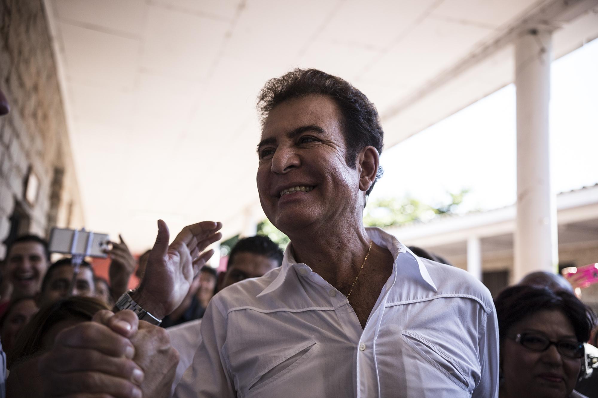 Salvador Nasralla, candidato de la coalición Alianza Opositora. Foto Fred Ramos.