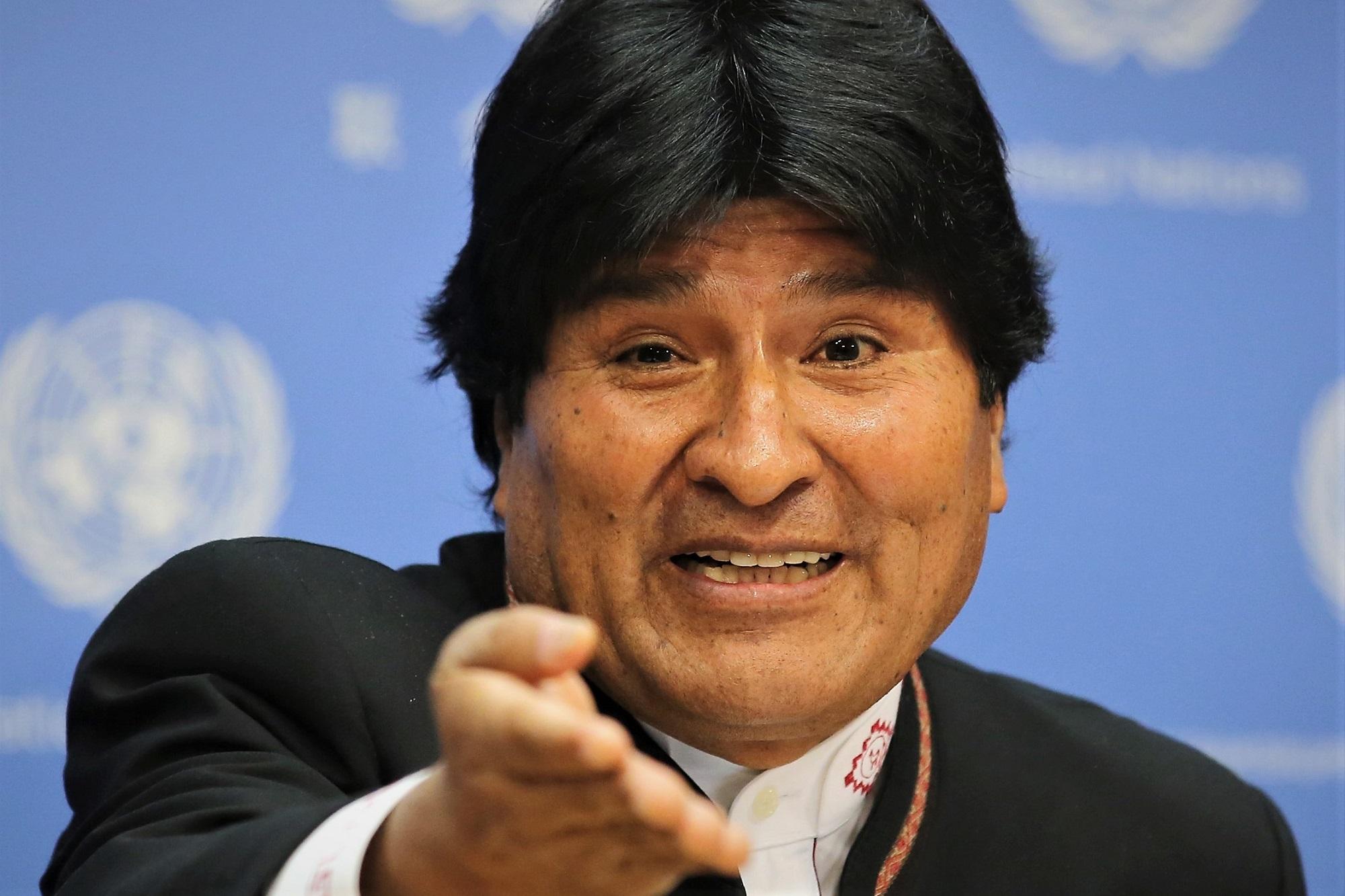 Evo Morales, presidente de Bolivia. Foto Jemal Countess (AFP).