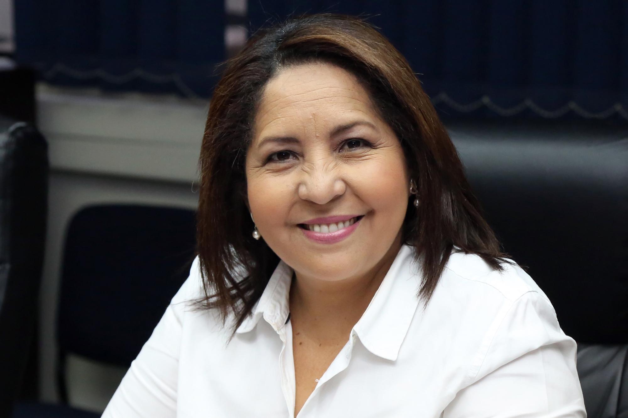 Silvia Estela Ostorga de Escobar, diputada por el partido ARENA. Foto: Cortesía Asamblea Legislativa 
