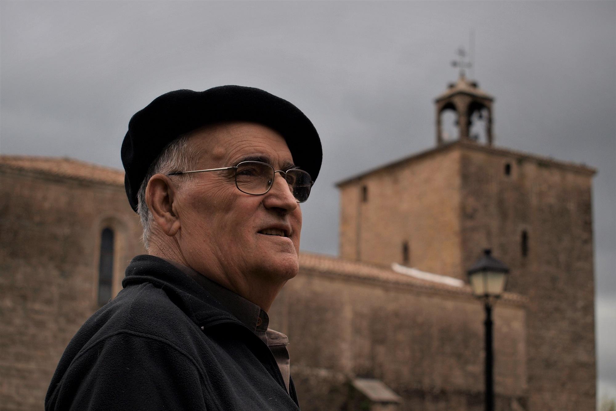 Plazido Erdozain, uno de los sacerdotes más activos de la Coordinadora Nacional de la Iglesia Popular en la década de los 70, reside en la actualidad en Aoiz, en Navarra. Foto Roberto Valencia.