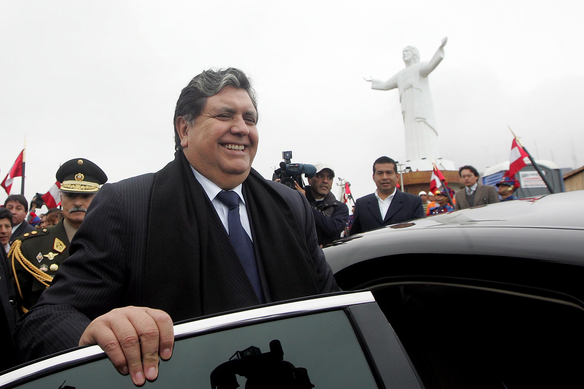 Alan García, presidente de Perú en dos períodos: 1985-1990 y 2006-2011. Foto Paula Flores (AFP).