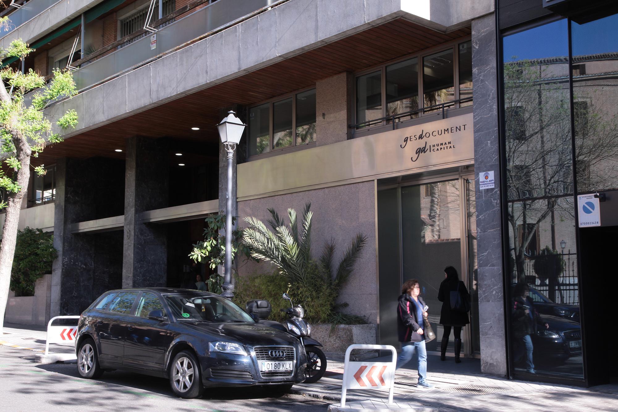 Sede de la empresa de asesoría contable y fiscal, Gestdocument, en Madrid, España. Foto de El Faro: Irene Yague Guerrero.  