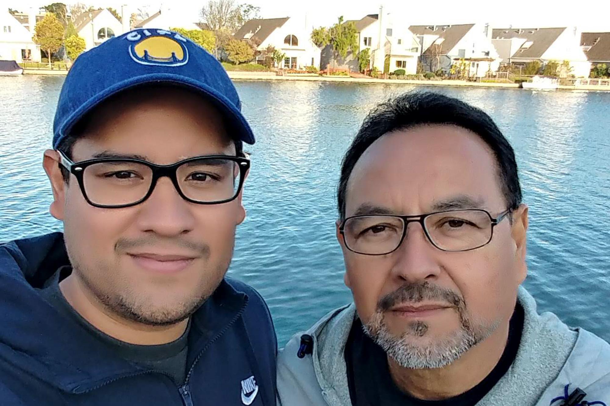 Father and son, both named Carlos. They are U.S. residents. Photo courtesy of the family.