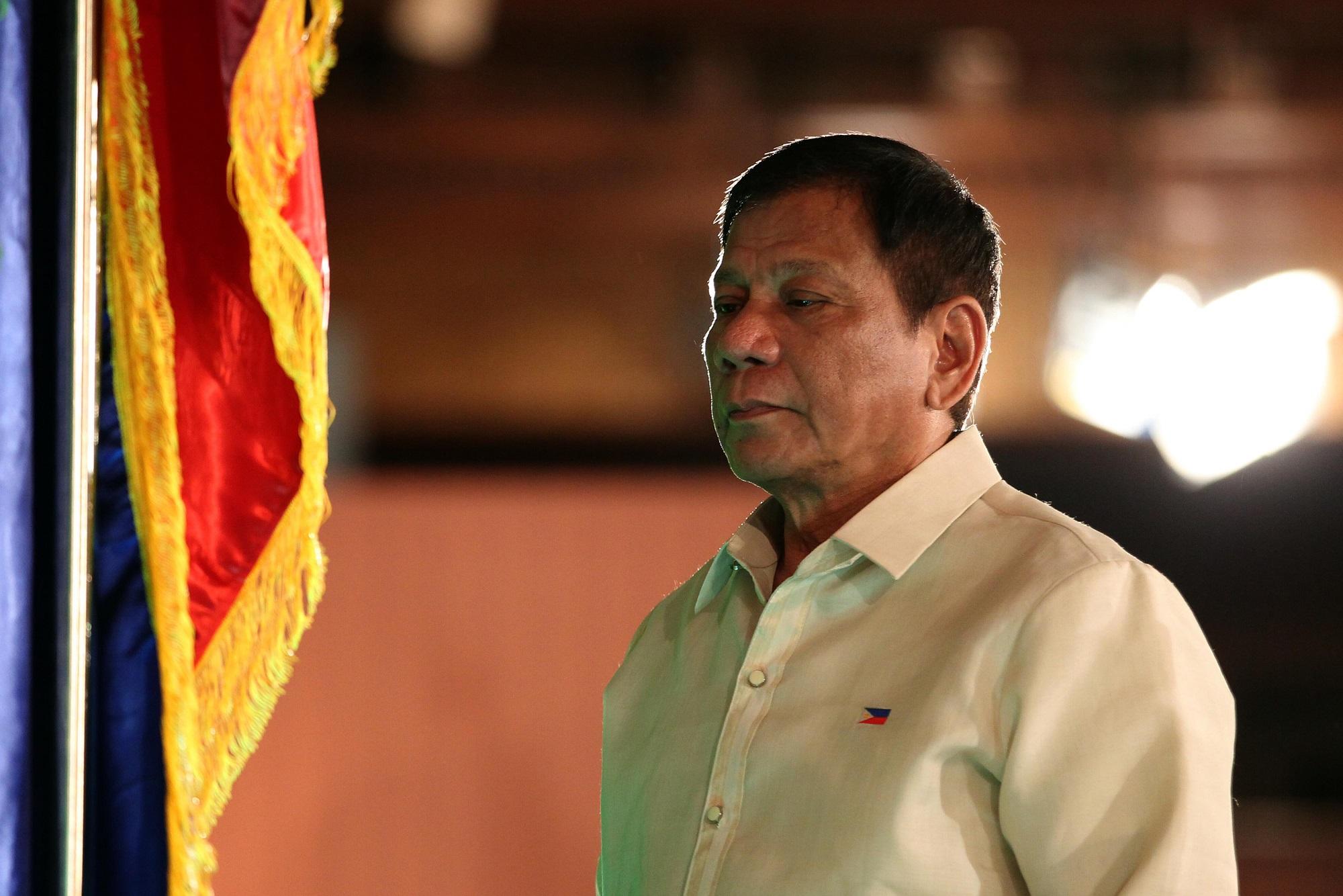 Rodrigo Duterte, presidente de Filipinas. Foto AFP.
