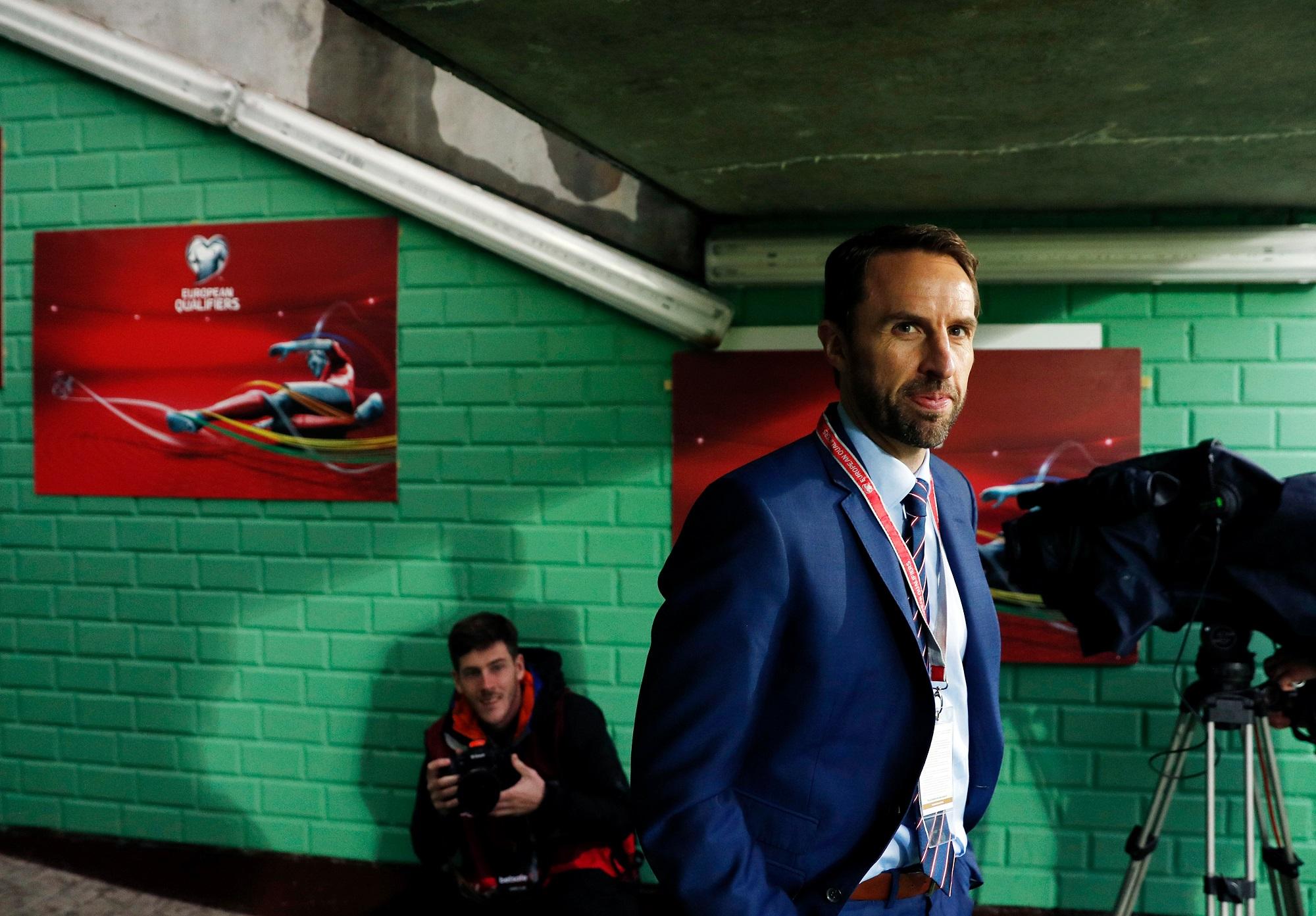 Gareth Southgate, entrenador de la selección de Inglaterra. Foto Adrian Dennis (AFP).