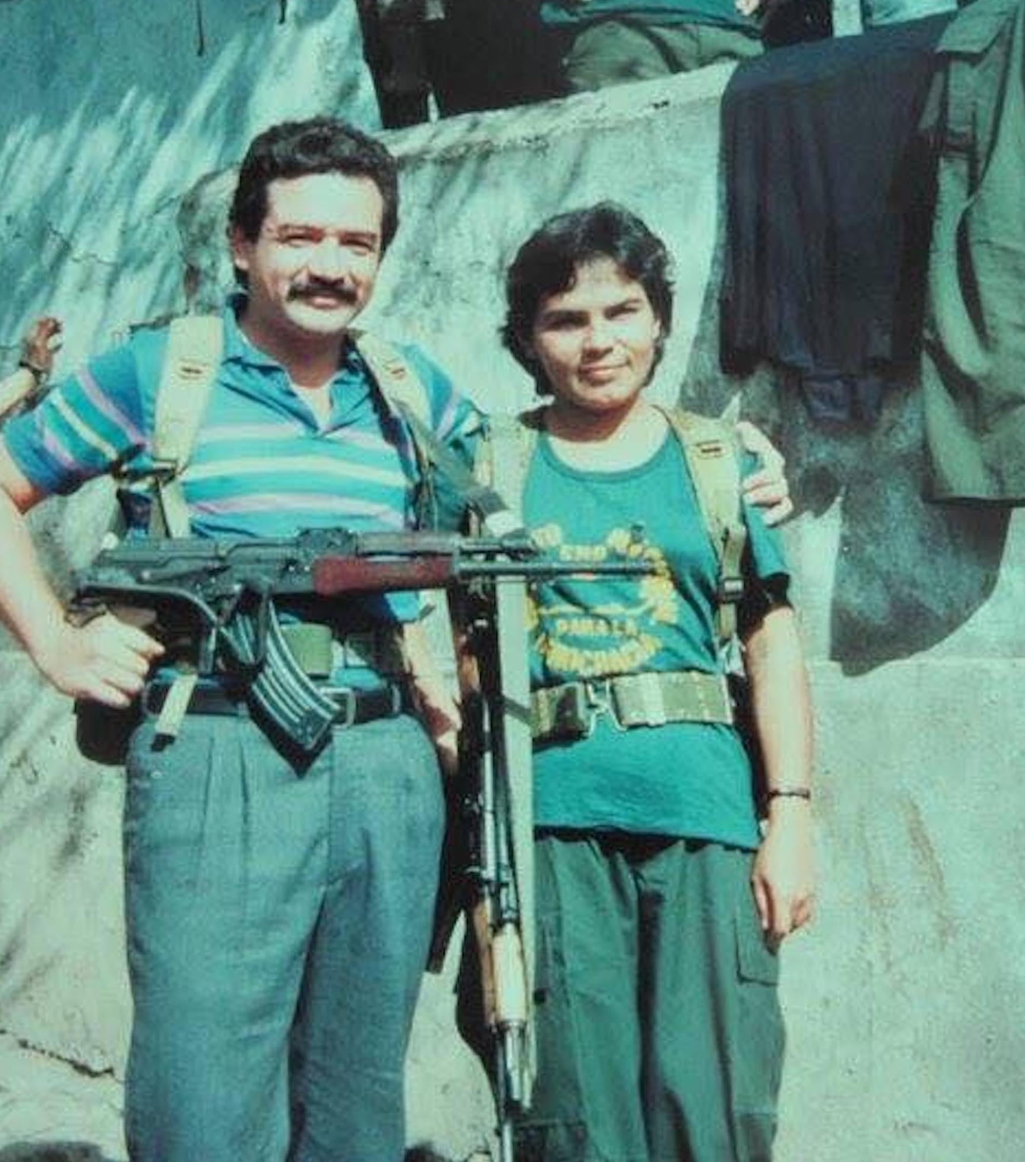 Elisa y Rudy durante el conflicto armado. Foto cortesía de Laura Moreno.