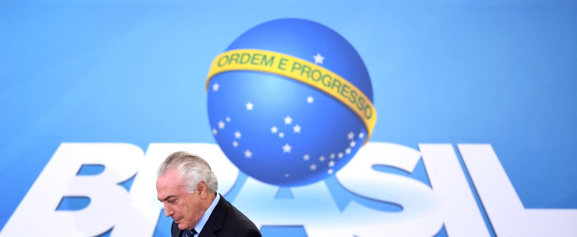 Michel Temer, presidente de Brasil. Foto Evaristo Sa (AFP). 