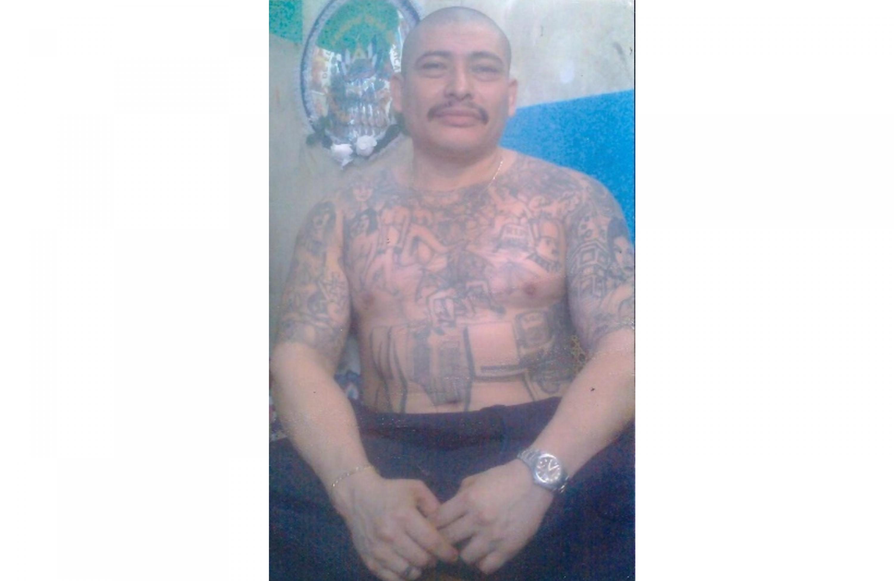 Photograph of Crook obtained from a Salvadoran police intelligence file released through the Guacamaya Leaks.