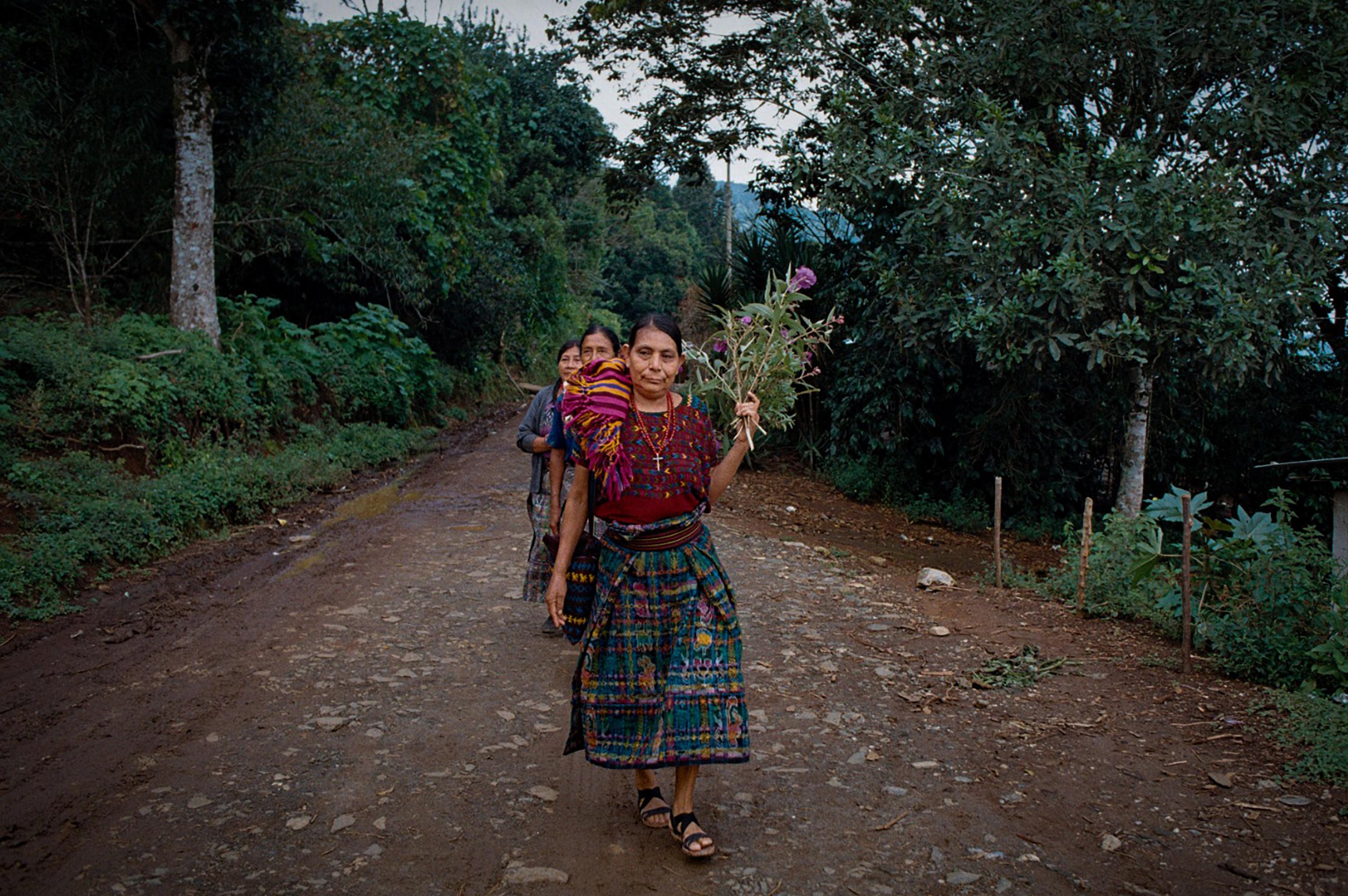 Paulina Ixpatá, survivor of the Rancho Bejuco massacre, in Rabinal, Baja Verapaz. Ixpatá is one of 36 Achí Mayan women who sought justice for the sexual violence they suffered during the Guatemalan civil war in Rabinal. Photo Sergio Ortiz Borbolla