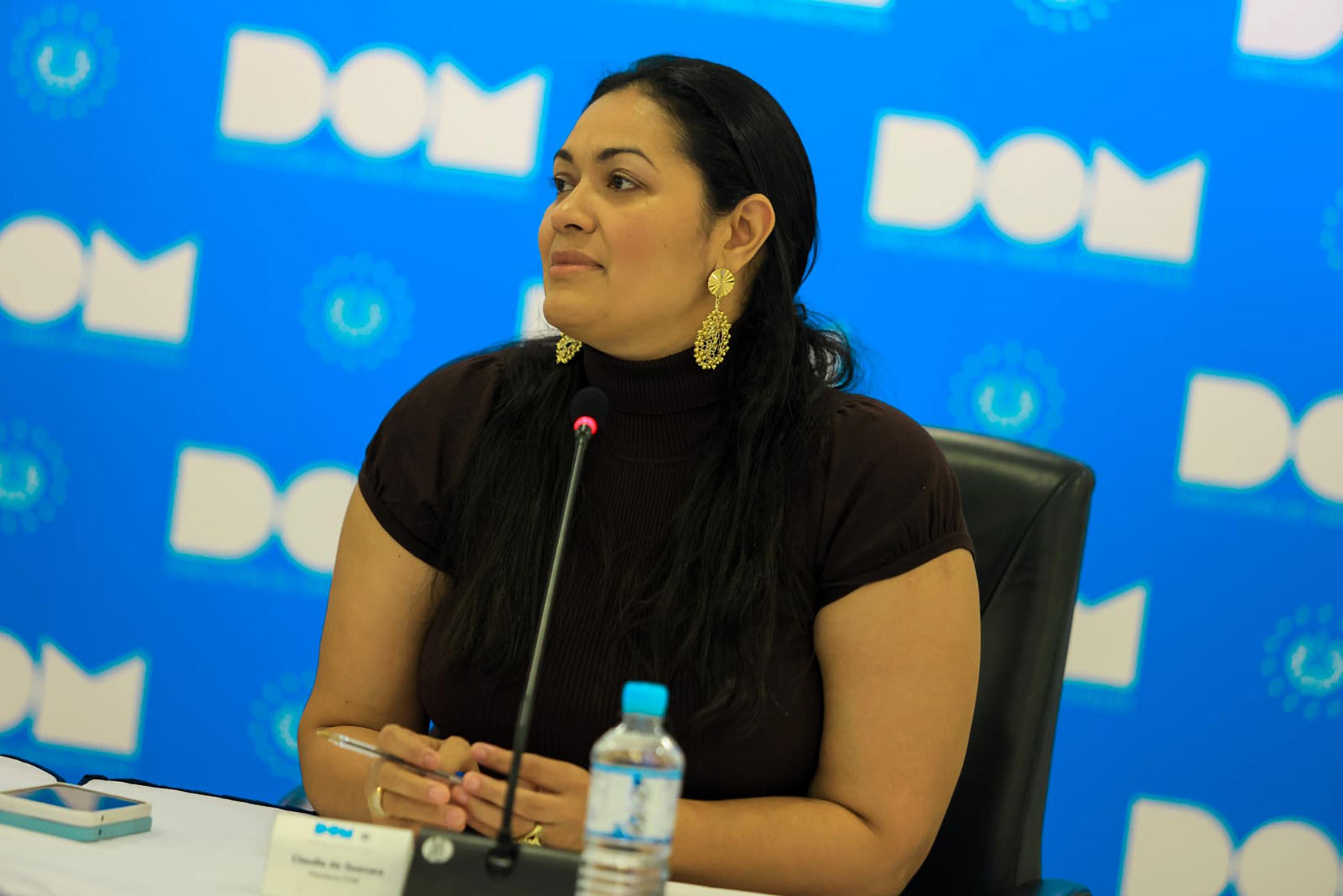 Claudia Rodríguez de Guevara actualmente también dirige la Dirección de Obras Municipales. Foto, DOM.