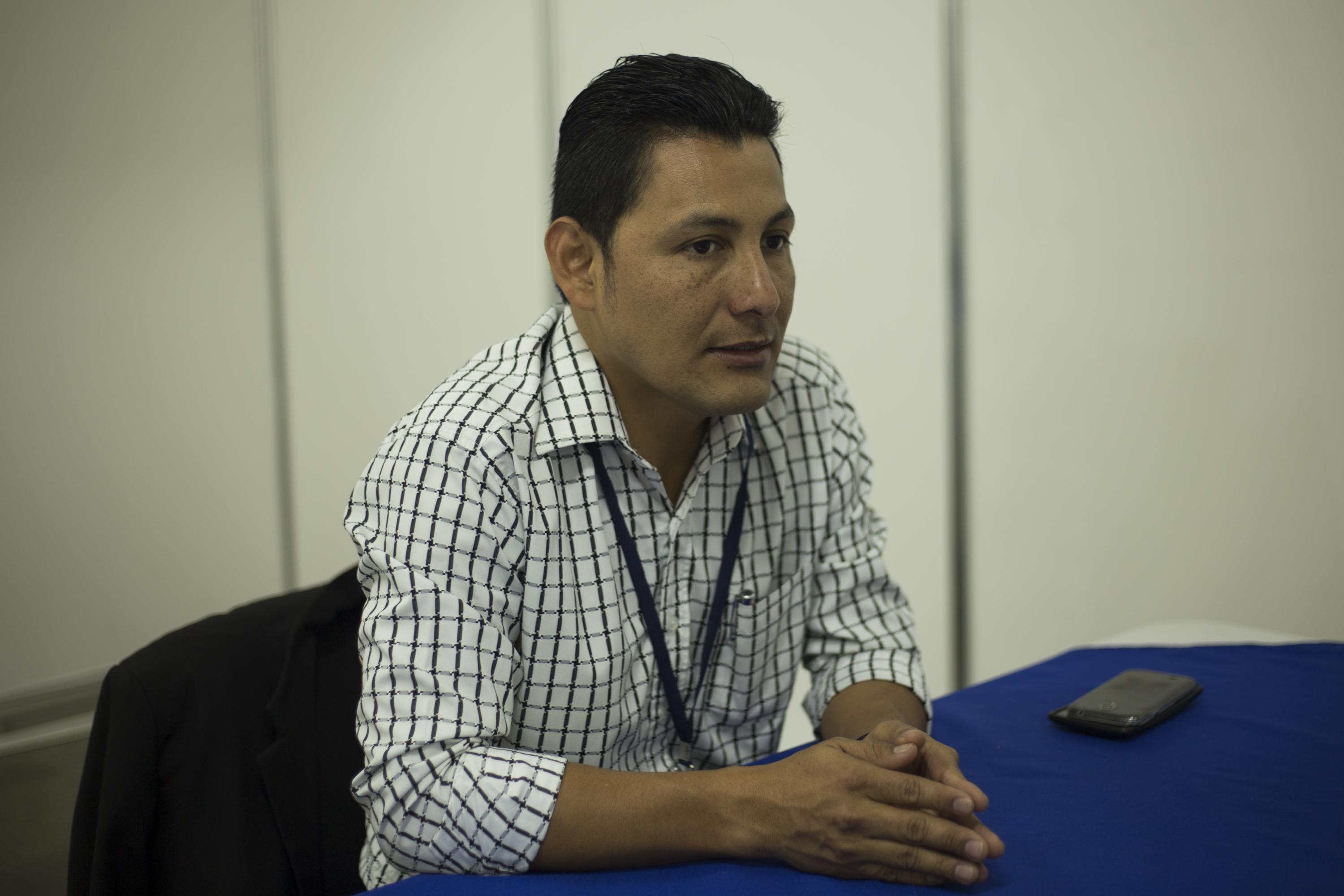 Leonardo Bonilla es el primer candidato -inscrito como no partidario- electo como diputado para la legisltura 2018-2021. Foto, de Carlos Barrera.