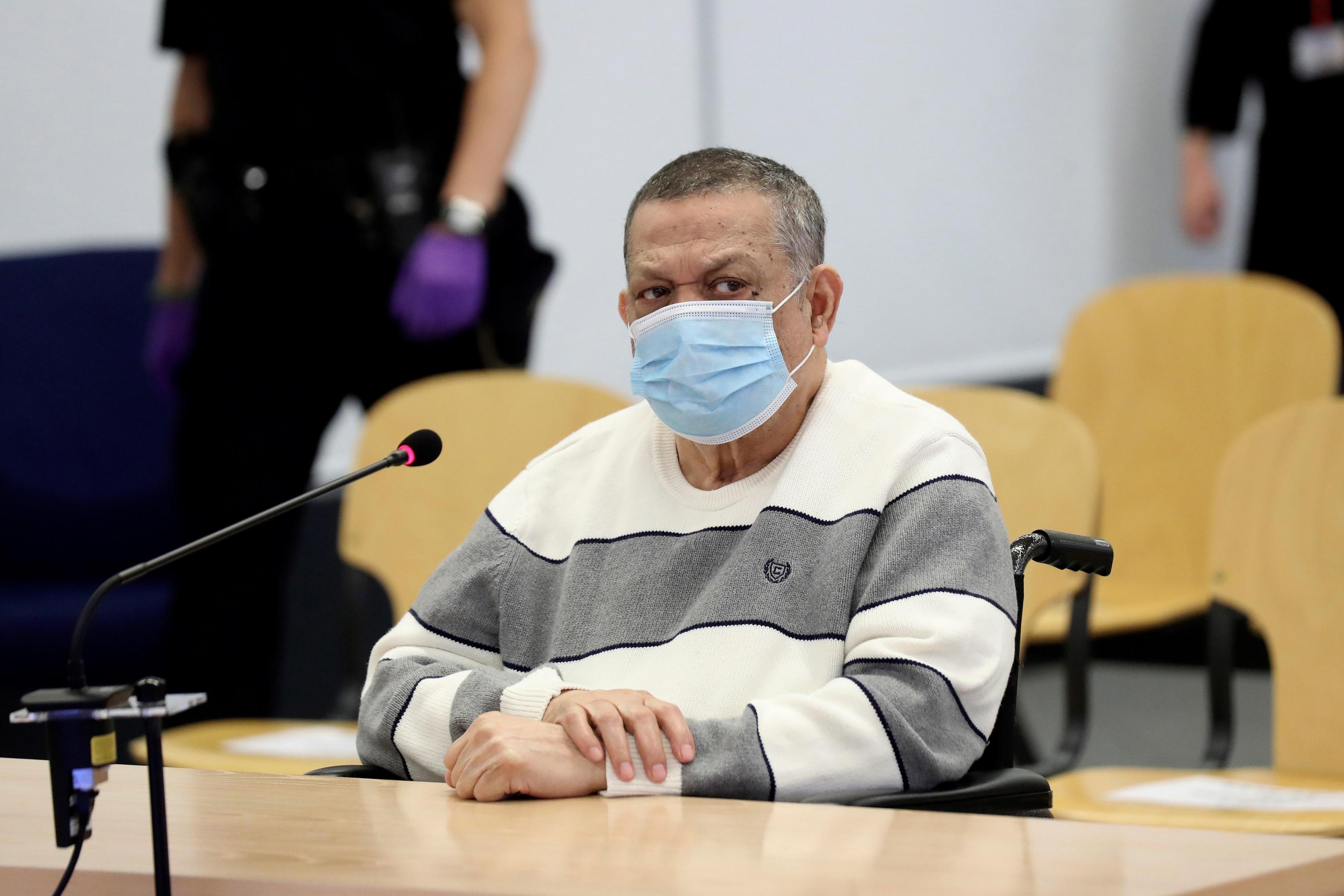 Montano declara en el juicio por la matanza de los jesuitas en El Salvador. EFE/ Kiko Huesca/Archivo
