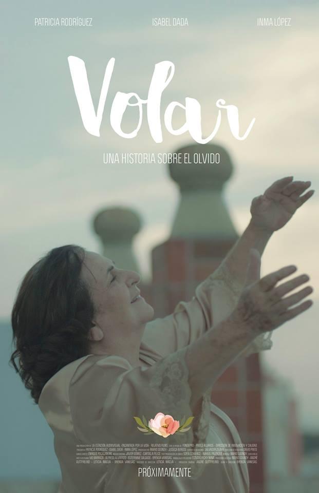 Poster promocional de la película Volar,  último proyecto en el que participo Isabel Dada. Cortesía: Brenda Vanegas.  