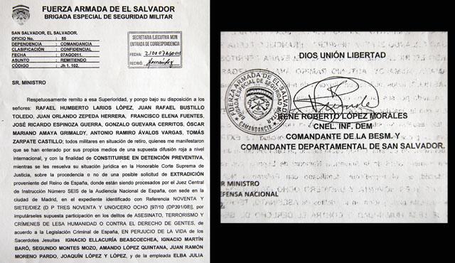 Este es el oficio N° 55 enviado por la Brigada Especial de Seguridad Miltar al despacho del ministro de Defensa David Munguía Payés el 7 de agosto de 2011 que ahora la institución dice que no pudo encontrar.