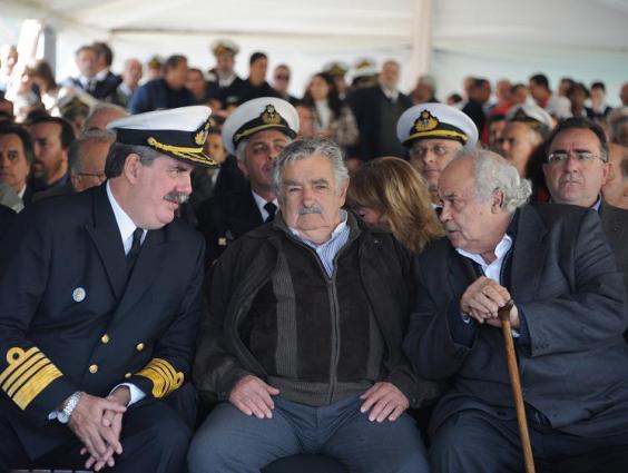 Al centro de de la imagen, Pepe Mujica, presidente de Uruguay. Foto archivo El Faro.