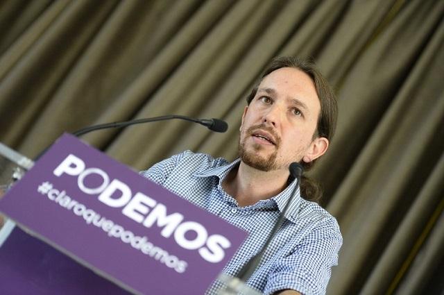 Pablo Iglesias, líder del partido político Podemos,. Foto archivo El Faro.
