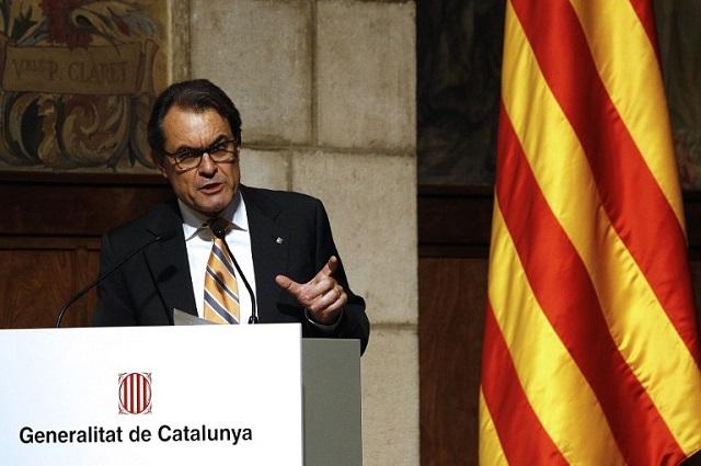 Artur Mas, presidente de Cataluña. Foto Quique García (AFP).