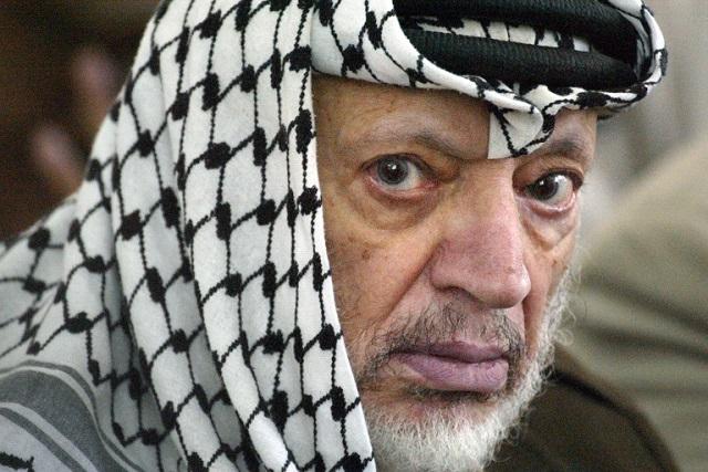 Yaser Arafat (1929-2004), presidente de la Autoridad Nacional Palestina. Foto Thomas Coex (AFP).