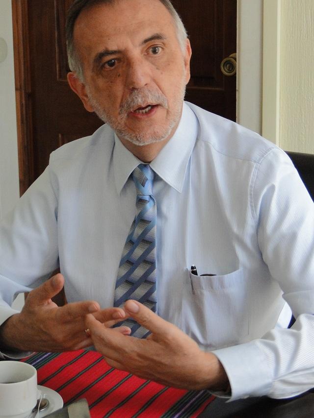 Iván Velásquez, titular de la Comisión Internacional contra la Impunidad en Guatemala (CICIG) cuyo mandato comenzó en septiembre de 2013. Velásquez terminará su trabajo en septiembre de 2017. Foto: cortesía de CICIG.