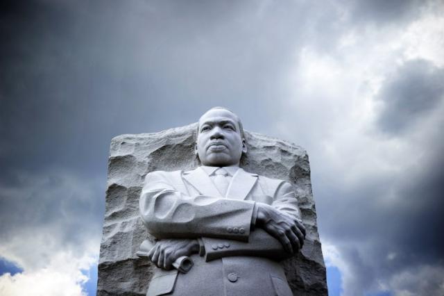 Estatua de Martin Luther King ubicada en el memorial levantado en su memoria en Washington. Foto archivo El Faro.