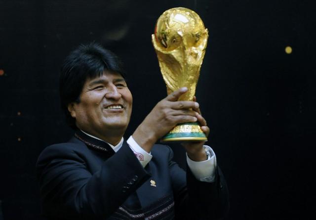 Evo Morales, presidente de Bolivia. Foto Jorge Bernal (AFP)﻿.
