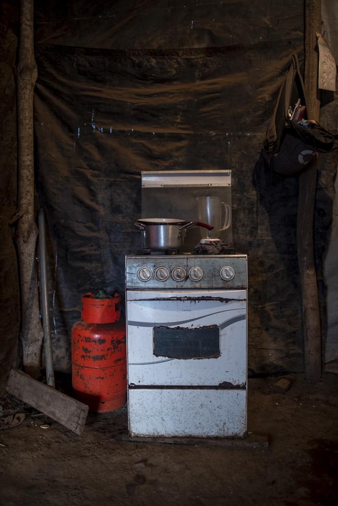 A gas stove is a luxury item in Bellos Horizontes. Most people prefer fire stoves because gas costs too much.