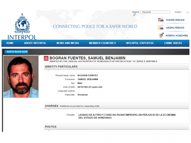 Benjamín Bográn, ex representante del Consejo Hondureño de la Empresa Privada (Cohep) ante el IHSS es buscado por la Interpol.
