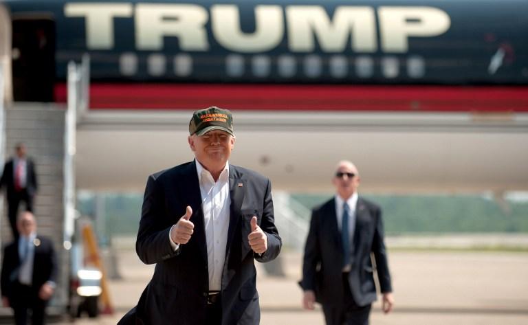 Donald Trump, virtual candidato del Partido Republicano a la Presidencia de Estados Unidos. Foto Jeff Swensen (AFP).