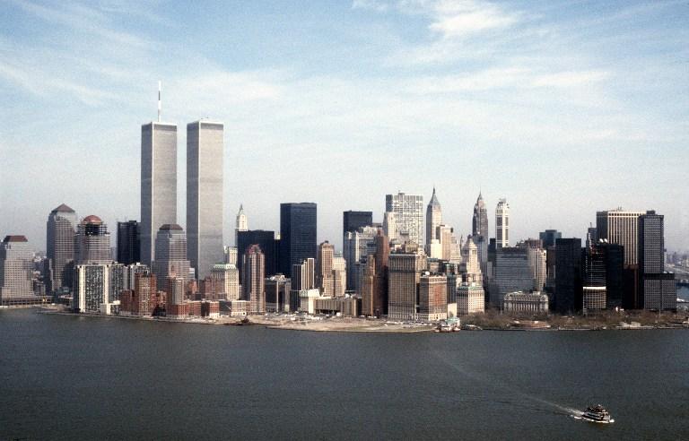 Una bella panorámica de Manhattan, el corazón de Nueva York, tomada en abril de 1987, cuando las Torres Gemelas aún eran lo más sobresaliente del perfil de la ciudad. Foto Mario Goldman (AFP).