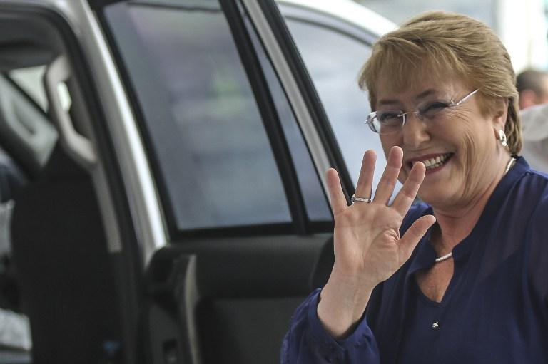 Michelle Bachelet, presidenta de Chile. Foto Joaquín Sarmiento (AFP).